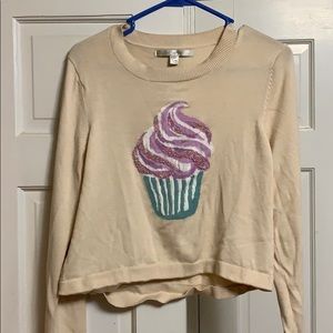 LC Lauren Conrad Cupcake Sweater